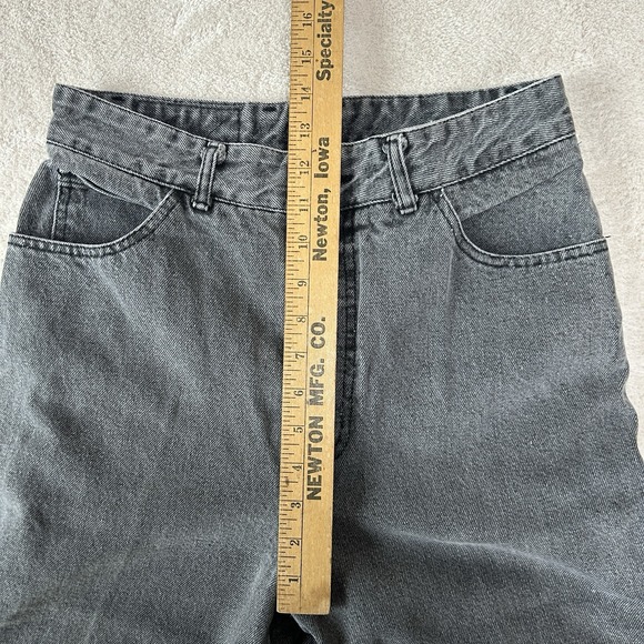 Bongo Black/Grey Jeans Women's Size 13 Vintage 80's 90's High Rise Made In USA - Picture 5 of 7